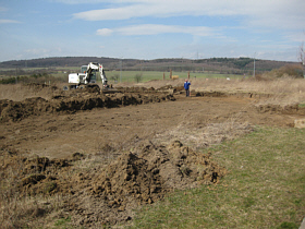 Ausschachtung - Maerz 2010