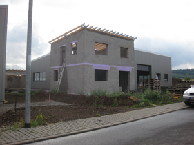 Walling of the office - July 2010