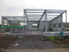 Cladding of the external walls  - June 2010